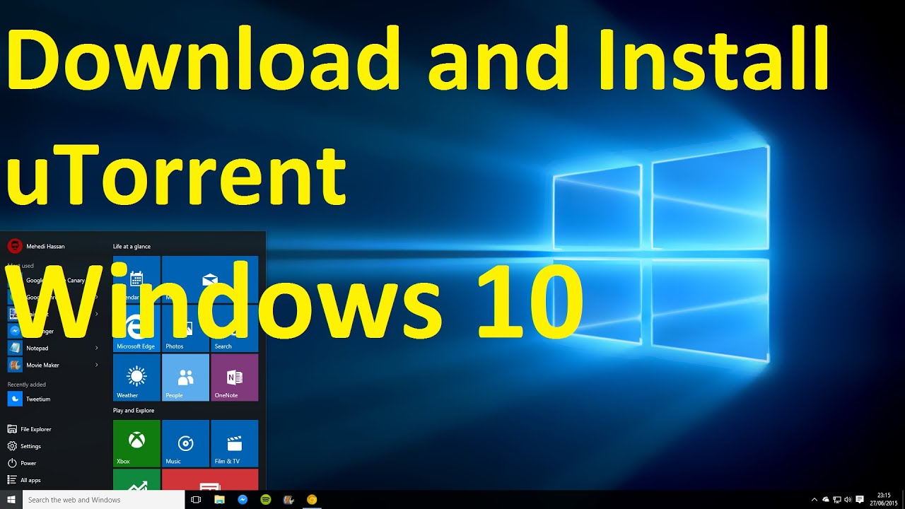 downloading utorrent for windows 10